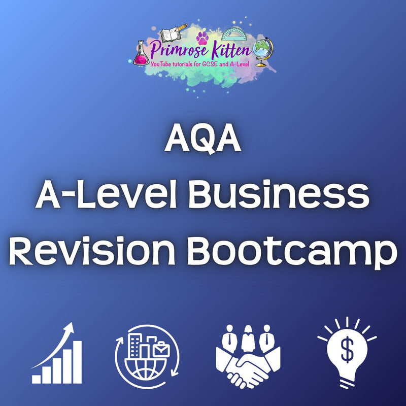 AQA A - Level Business Revision Bootcamp - Primrose Kitten