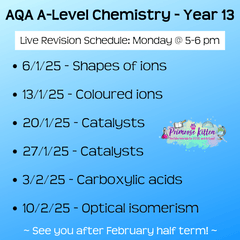 AQA A - Level Chemistry Exam Masterclass - Primrose Kitten