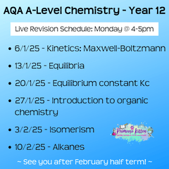 AQA A - Level Chemistry Exam Masterclass - Primrose Kitten