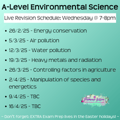 AQA A - Level Environmental Science Exam Masterclass - Primrose Kitten