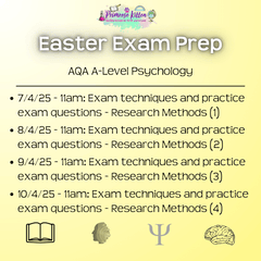 AQA A - Level Psychology Exam Masterclass - Primrose Kitten