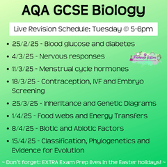 AQA GCSE Biology Exam Masterclass - Primrose Kitten