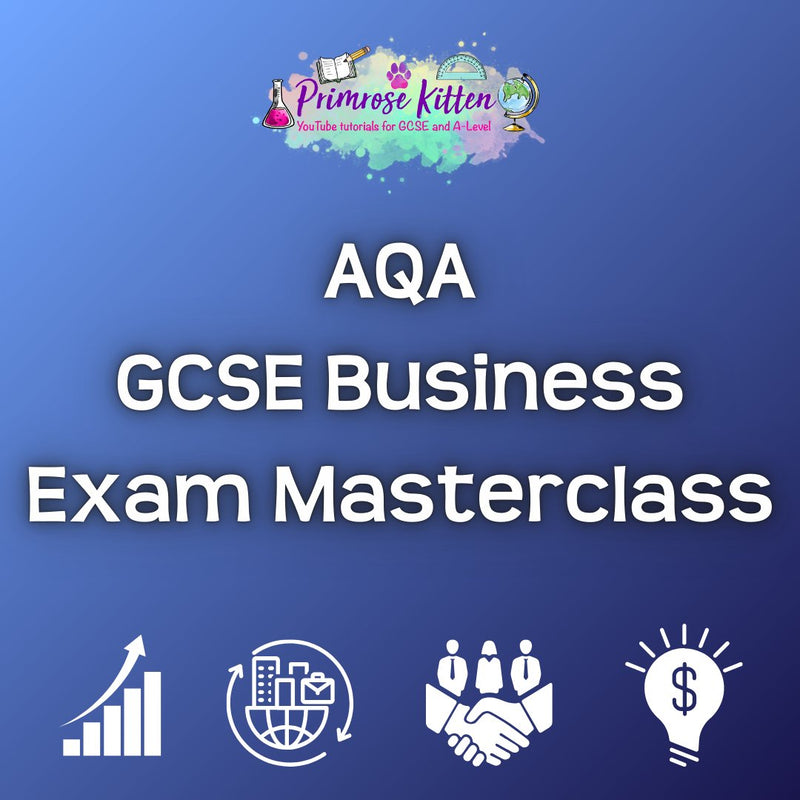 AQA GCSE Business Exam Masterclass - Primrose Kitten