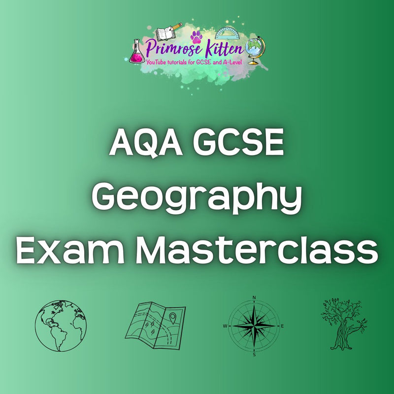 AQA GCSE Geography Exam Masterclass - Primrose Kitten