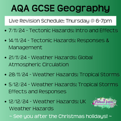 AQA GCSE Geography Exam Masterclass - Primrose Kitten