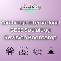 Cambridge International GCSE Sociology Revision Bootcamp - Primrose Kitten