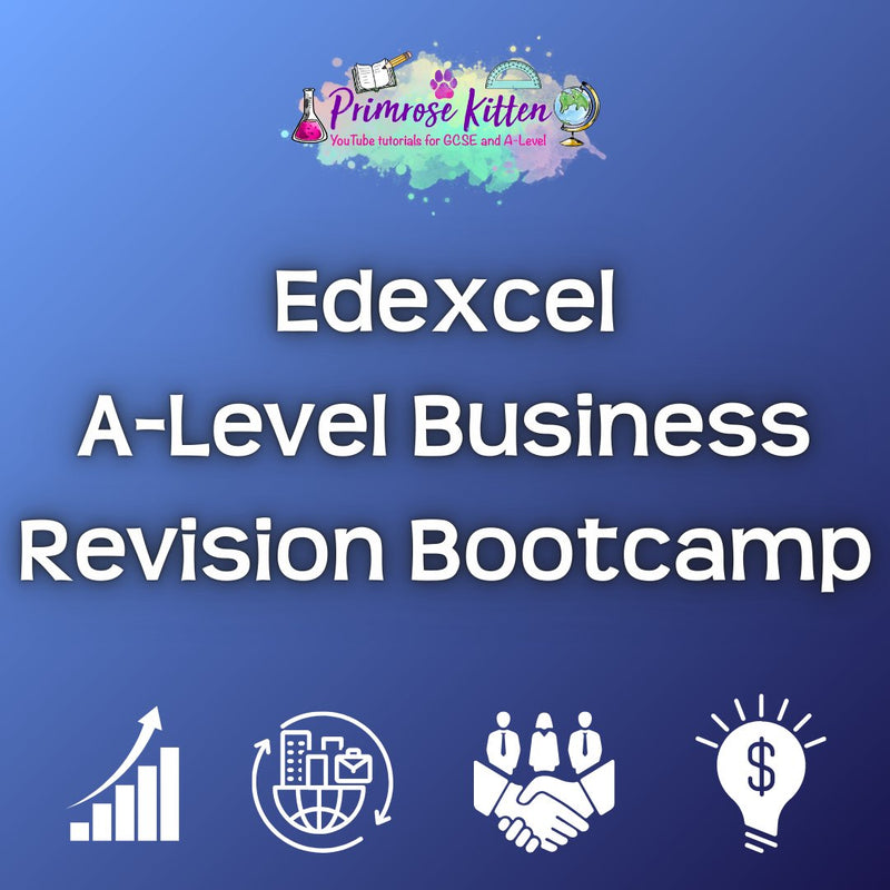 Edexcel A - Level Business Revision Bootcamp - Primrose Kitten