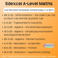 Edexcel A - Level Maths Exam Masterclass - Primrose Kitten