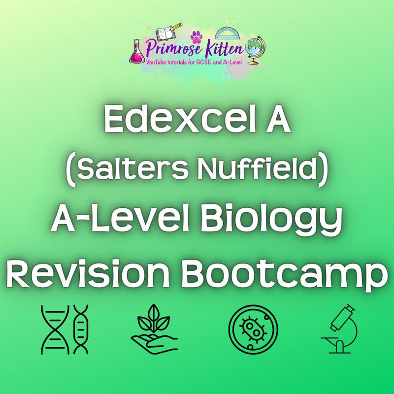 Edexcel A (Salters Nuffield) A - Level Biology Revision Bootcamp - Primrose Kitten