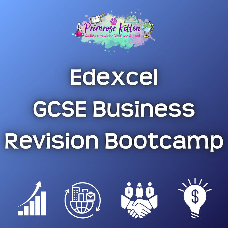 Edexcel GCSE Business Revision Bootcamp - Primrose Kitten