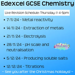 Edexcel GCSE Chemistry Exam Masterclass - Primrose Kitten