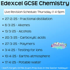 Edexcel GCSE Chemistry Exam Masterclass - Primrose Kitten