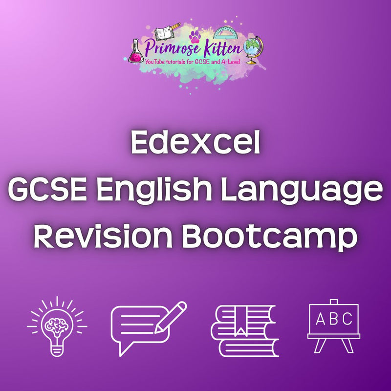 Edexcel GCSE English Language Revision Bootcamp - Primrose Kitten