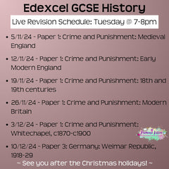 Edexcel GCSE History Exam Masterclass - Primrose Kitten