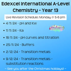 Edexcel International A - Level Chemistry Exam Masterclass - Primrose Kitten