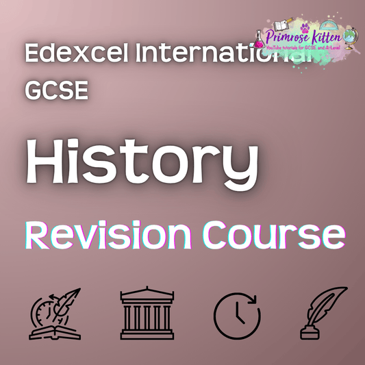 Edexcel International GCSE History | Full Revision Course - Primrose Kitten