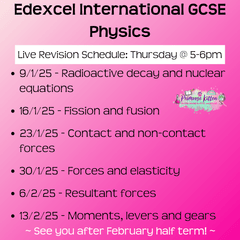 Edexcel International GCSE Physics Exam Masterclass - Primrose Kitten