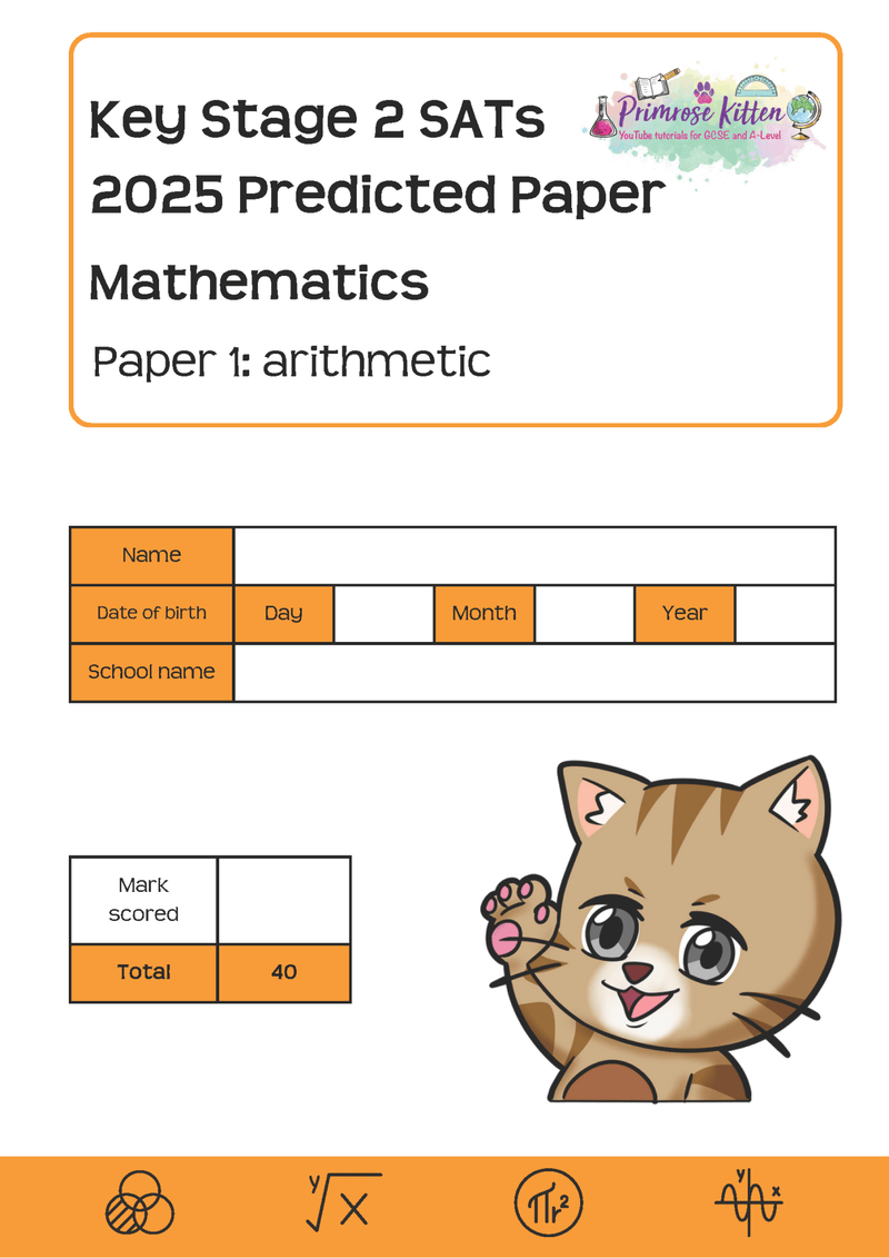 KS2 Maths: SATs Predicted Papers - Primrose Kitten