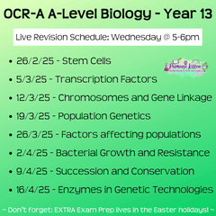 OCR - A A - Level Biology Exam Masterclass - Primrose Kitten