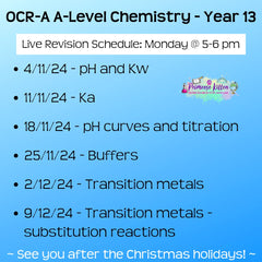 OCR - A A - Level Chemistry Exam Masterclass - Primrose Kitten