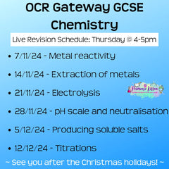 OCR - Gateway GCSE Chemistry Exam Masterclass - Primrose Kitten