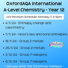 OxfordAQA International A - Level Chemistry Exam Masterclass - Primrose Kitten