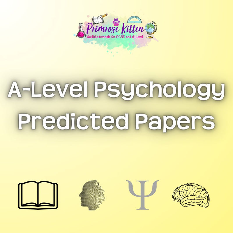 A-Level Psychology Predicted Papers - Primrose Kitten