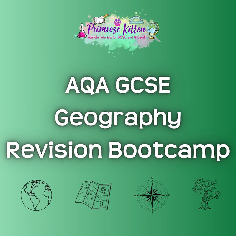 AQA GCSE Geography Revision Bootcamp - Primrose Kitten
