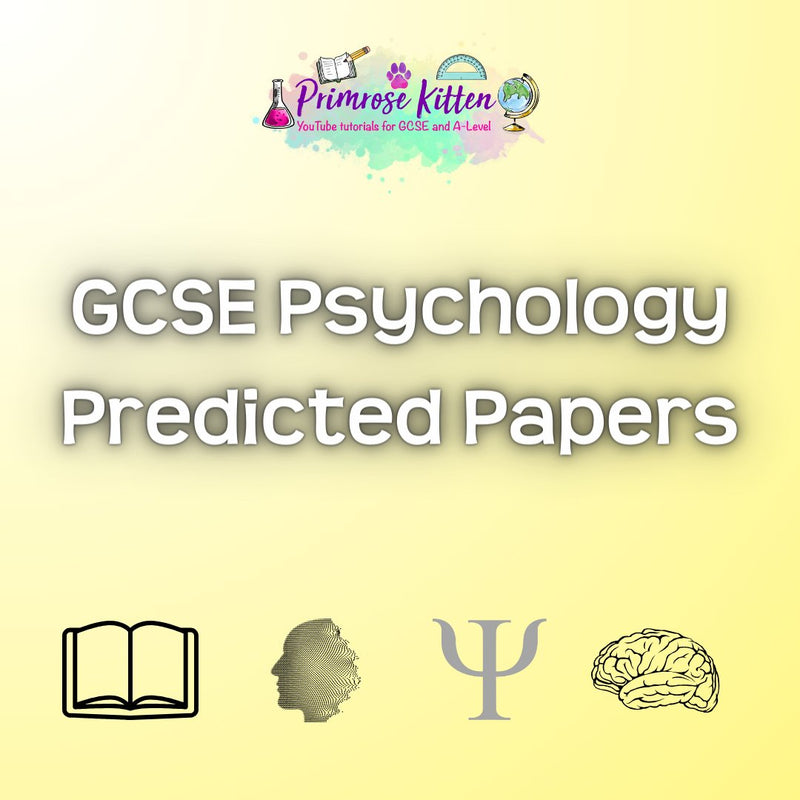 GCSE Psychology Predicted Papers - Primrose Kitten